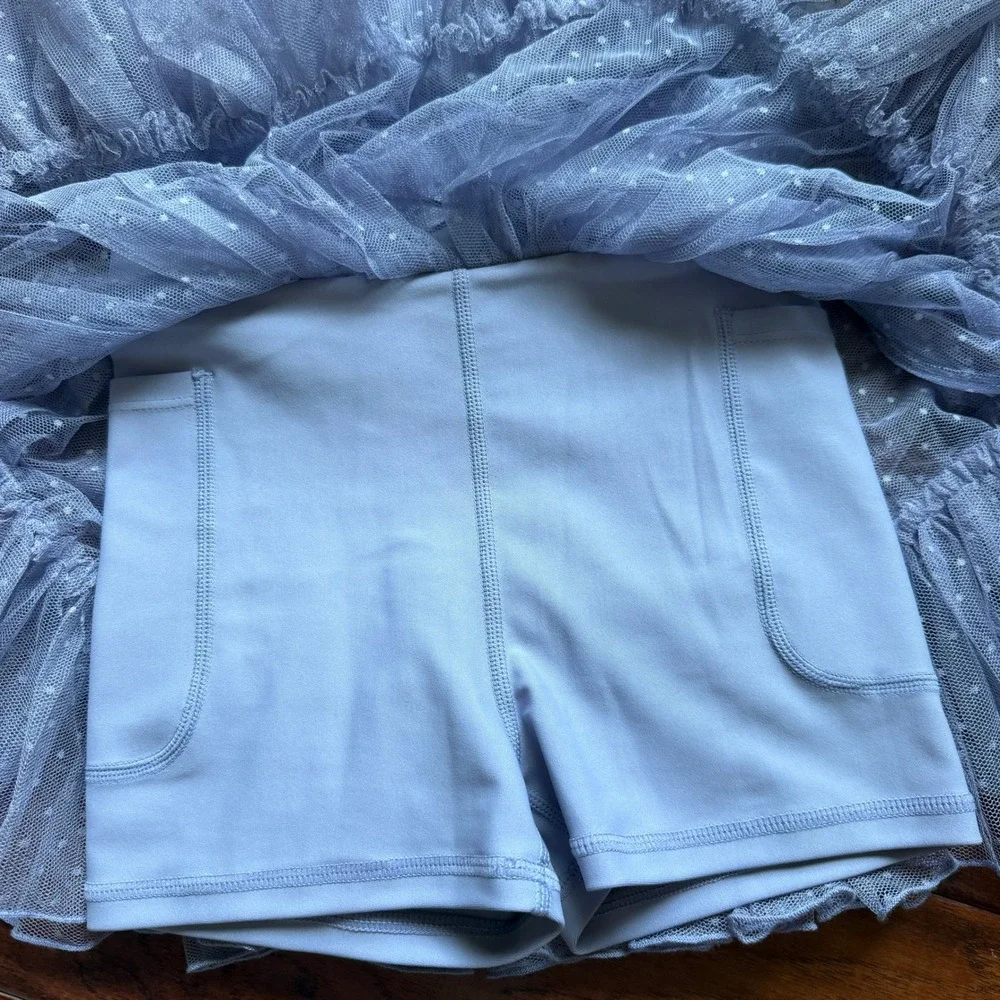 Love + Grow Clothing Co Tutu Athletic Dress 6Y Lavender Scalloped BalletCore